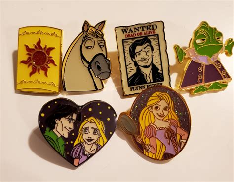 tangled pins|are loungefly pins official disney.